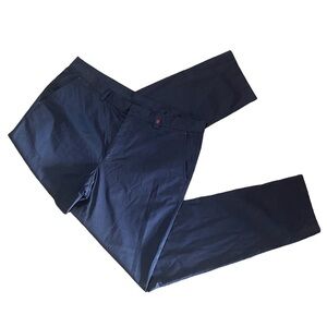 Carolina Herrera Navy Blue Mens Chino Pants
